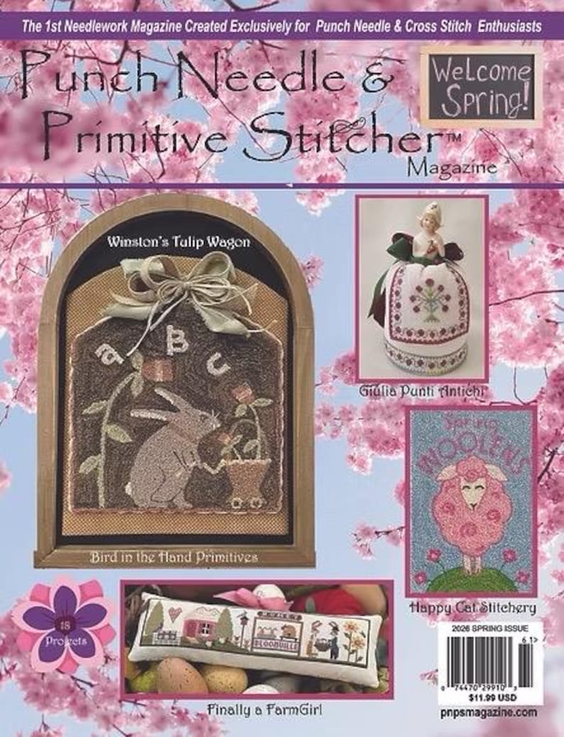 Needle Stitcher Magazine: 2026 Spring - Punch Needle & Primitive Stitcher - Etsy