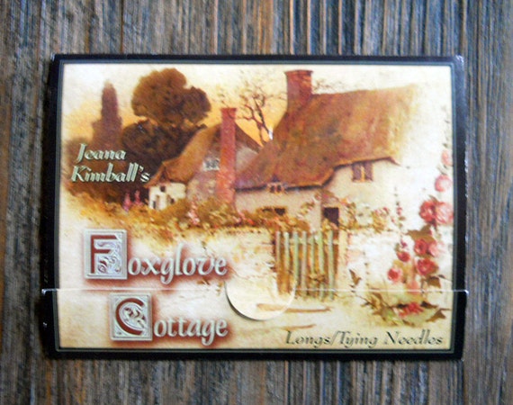 Notions: Longs/ Tying Needle Sampler Card/ Jeana Kimball Foxglove Cottage