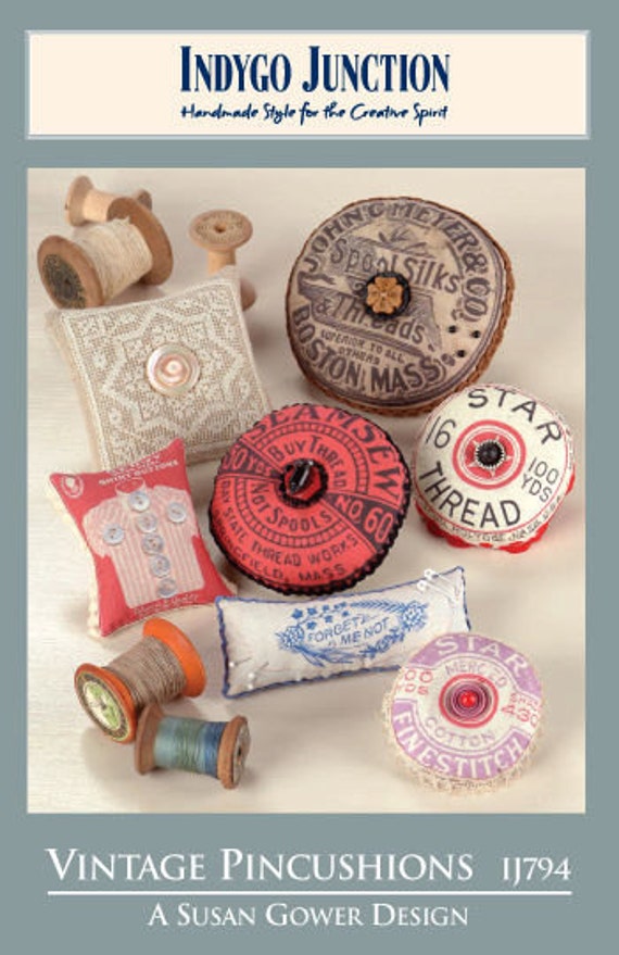Pattern: Vintage Pincushions by Indygo Junction