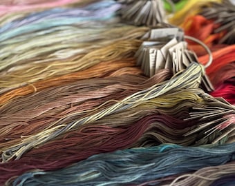 Floss Collection FULL SET"  358 Skeins & Colors of Weeks Dye Works Hand Dyed Floss