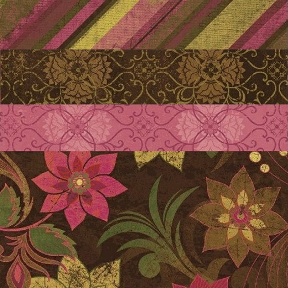 Fabric HALF YARD: Urban Valentines Day Fabric - Windham Fabrics - Urban Cosmo Collection