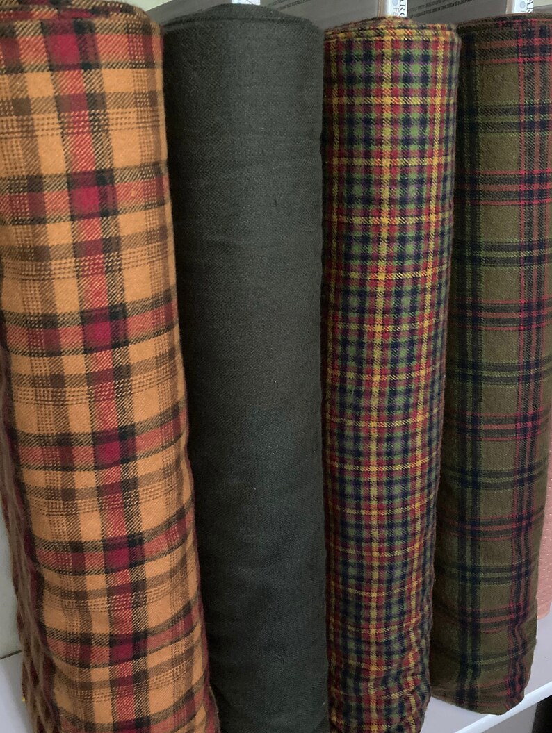 Flannel Yardage Fabulous Fall Colors Primo Plaid Flannel Etsy