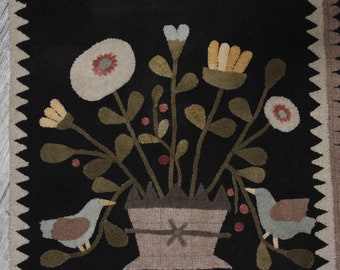 Pattern: "Spring has Sprung"  4 Seasons Wool Applique   by Maggie Bonanomi