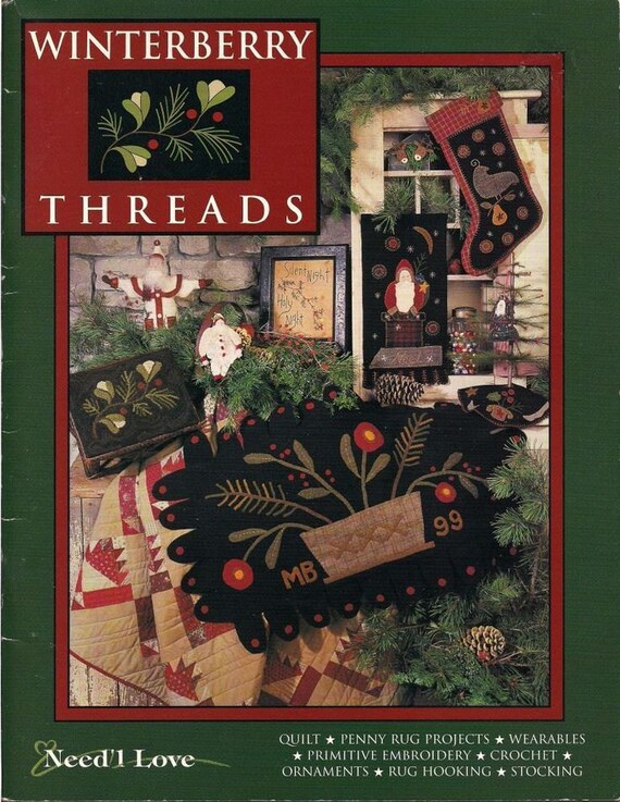 Pattern Book: Winterberry Threads from Need'l Love