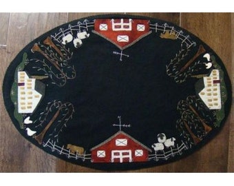 Pattern: Summer On The Farm Table Mat by Primitive Gatherings