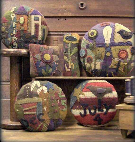 Pattern: The Crazy Bunch Pattern by Primitive Pieces by Lynda