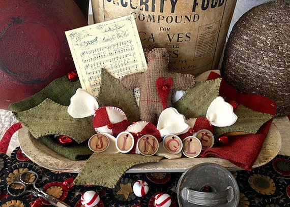 Pattern: "Sweet Jingles" Wool Appliqué by 1894 Cottonwood House