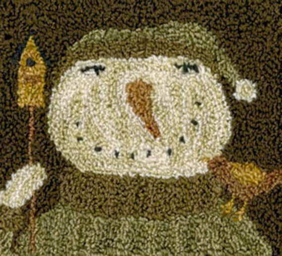 Pattern: Snow Bird Punch Needle by Teresa Kogut