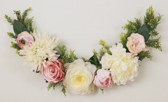 Flower Garland Bohemian Flower Garland Baby Shower Garland Etsy