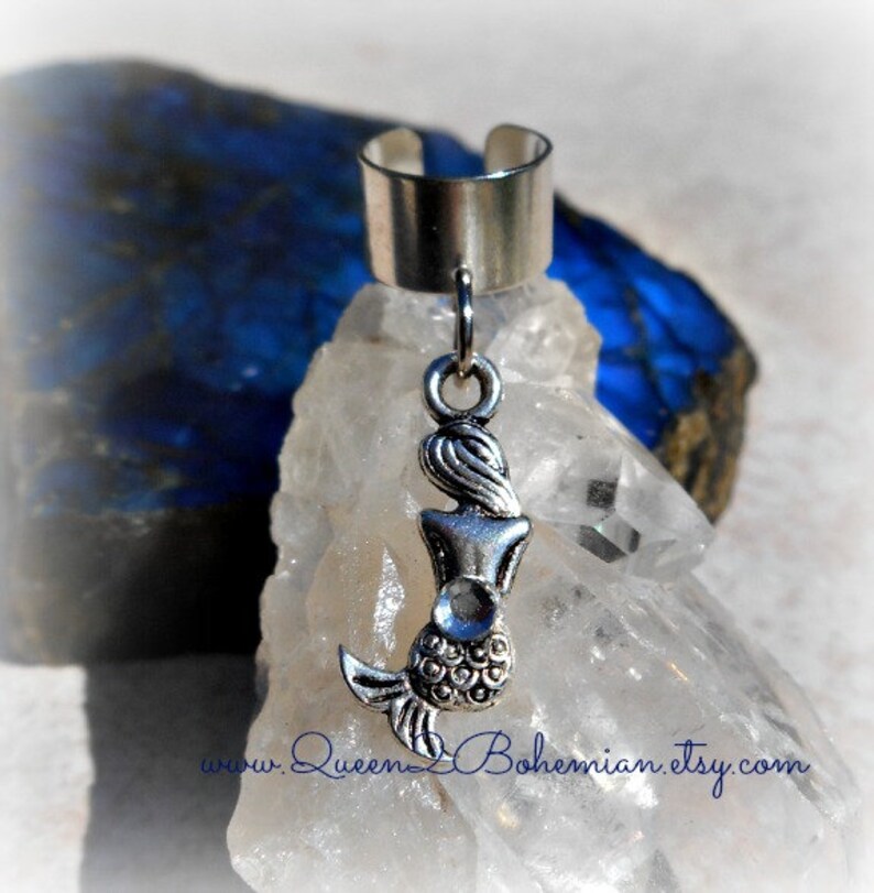 Siren Mermaid Ear Cuff,Siren Cuff,Cosplay Jewelry,Gypsy Hippie Fantasy Style,Teen Gift,Fun Jewelry,Mermaid Jewelry,For Someone Special