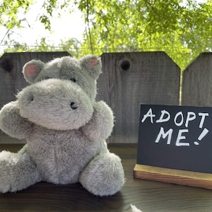 Weighted Rescue Plush - Bubbles the Hippo