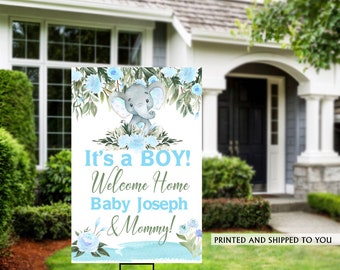 welcome home baby boy decorations