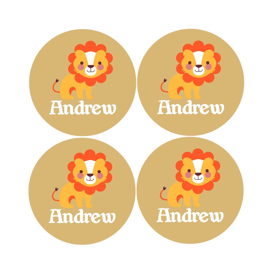 60ct Baby Bottle Labels Dishwasher Safe Lion King Baby Day Etsy