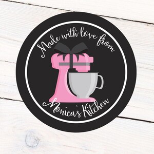 From the Kitchen of Labels | Personalized Home Made Stickers | Baked with Love Labels | From my Kitchen Stickers | Kitchen Mixer