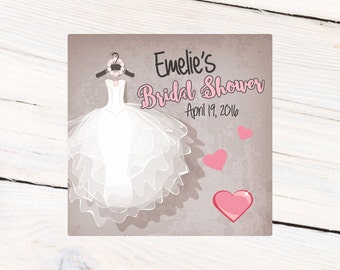 Wedding Shower Personalize Stickers , Anniversary Personalized Labels Size 2.25" Bridal Shower Labels, Wedding Labels, Favor Labels