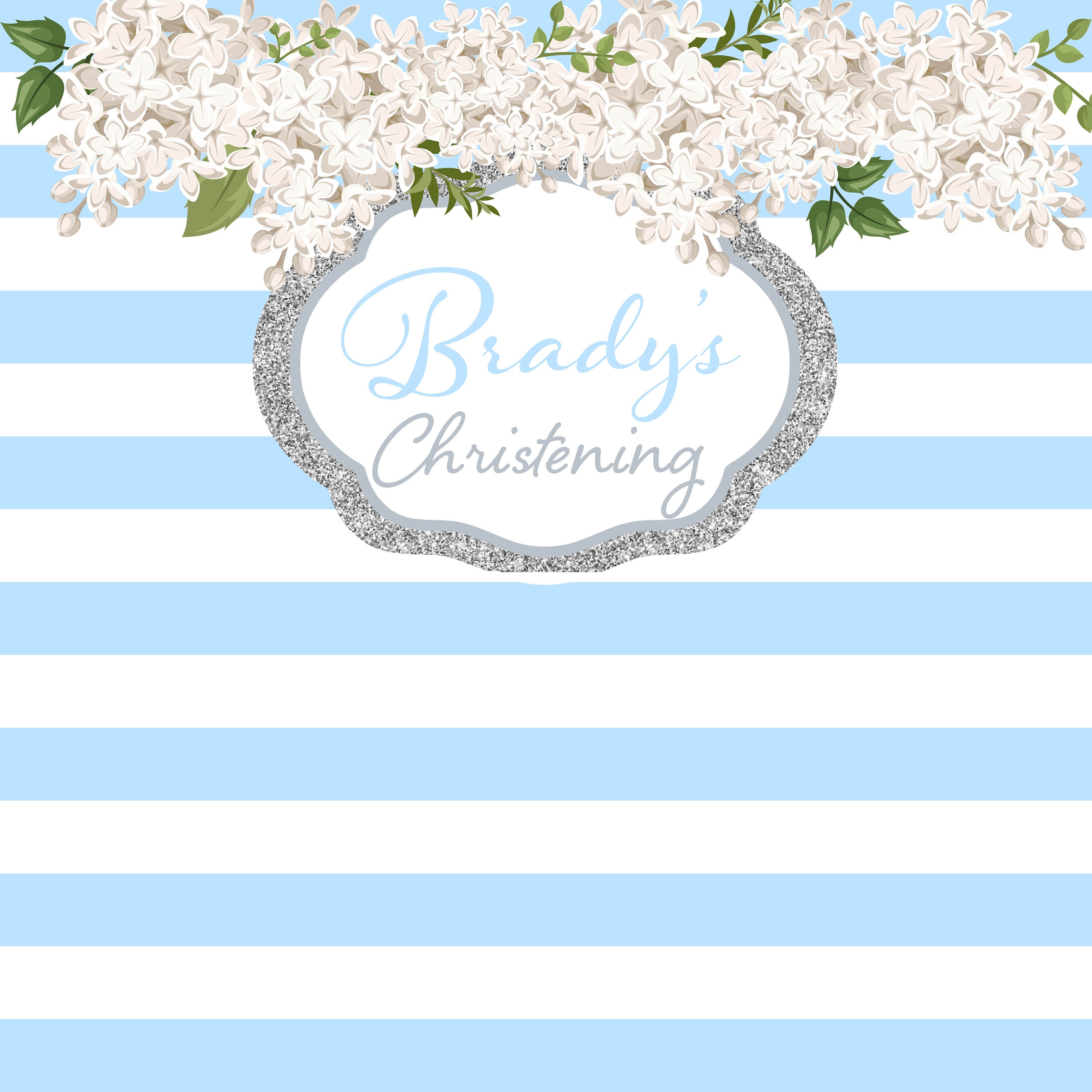 Christening Photo Backdrop Photo Booth Backdrop First Etsy