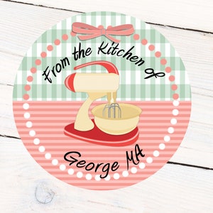 From the Kitchen of Labels | Personalized Home Made Stickers | Retro Labels | Kitchen Labels | From my Kitchen Stickers | Canning Labels