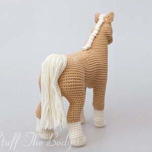 Abby The Horse Amigurumi Pattern, Pony Crochet Pattern, home decor, plushie toy, birthday present, baby shower, nursery decor, eco image 2