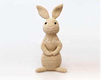 Pixie The Rabbit Amigurumi Pattern, Bunny Crochet Pattern, Easter decoration ideas, seamless, home decor, birthday gift, spring present