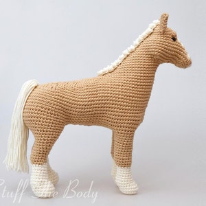 Abby The Horse Amigurumi Pattern, Pony Crochet Pattern, home decor, plushie toy, birthday present, baby shower, nursery decor, eco image 3