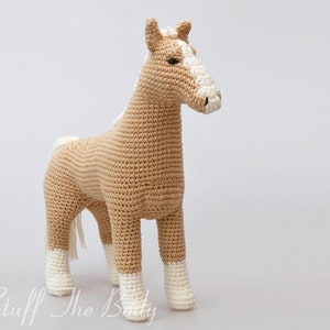 Abby The Horse Amigurumi Pattern, Pony Crochet Pattern, home decor, plushie toy, birthday present, baby shower, nursery decor, eco image 4