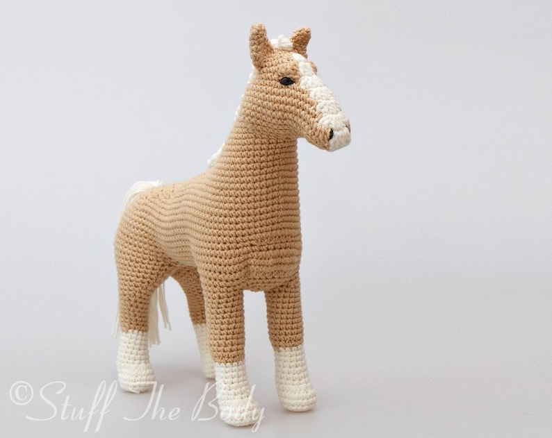 Abby The Horse Amigurumi Pattern, Pony Crochet Pattern, home decor, plushie toy, birthday present, baby shower, nursery decor, eco image 4