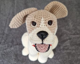 Russell Terrier Crochet Pattern: Realistic No-sew Amigurumi Dog (PDF Download)