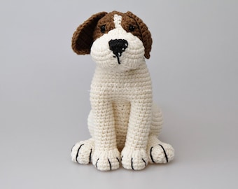 Azor The Beagle Dog Amigurumi Pattern, Puppy Crochet Pattern, nursery decor, birthday present, gifts for kids, home decoration, baby shower