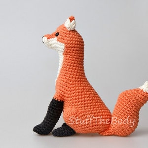 Malcolm The Fox Amigurumi Pattern Seamless Crochet Pattern image 2