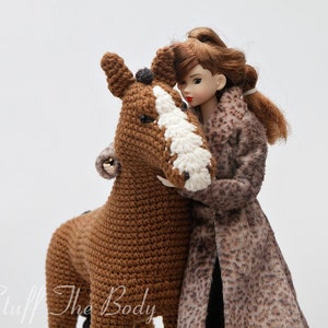 Abby The Horse Amigurumi Pattern, Pony Crochet Pattern, home decor, plushie toy, birthday present, baby shower, nursery decor, eco image 5