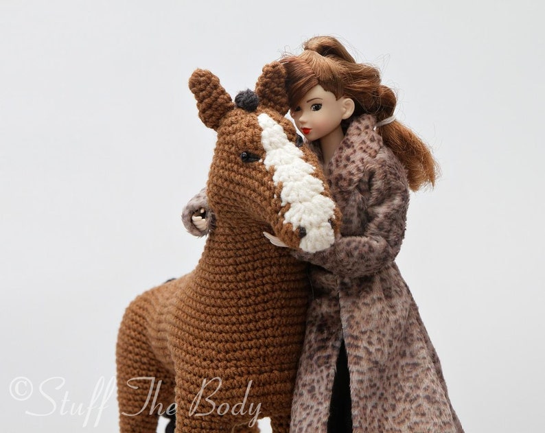 Abby The Horse Amigurumi Pattern, Pony Crochet Pattern, home decor, plushie toy, birthday present, baby shower, nursery decor, eco image 5