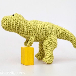 Tyrannosaurus Rex Dinosaur Crochet Pattern, T-Rex Amigurumi Pattern, toy pattern, baby shower, birthday present, for boys, montessori image 3