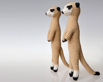 Meerkat Amigurumi Pattern, Meerkat crochet pattern, toy pattern, tapestry crochet, seamless crochet, home decor, toy crochet pattern