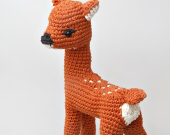 Andy The Fawn Amigurumi Pattern, Seamless Deer Crochet Pattern, advanced techniques, toy pattern, home decor, diy gifts, baby shower