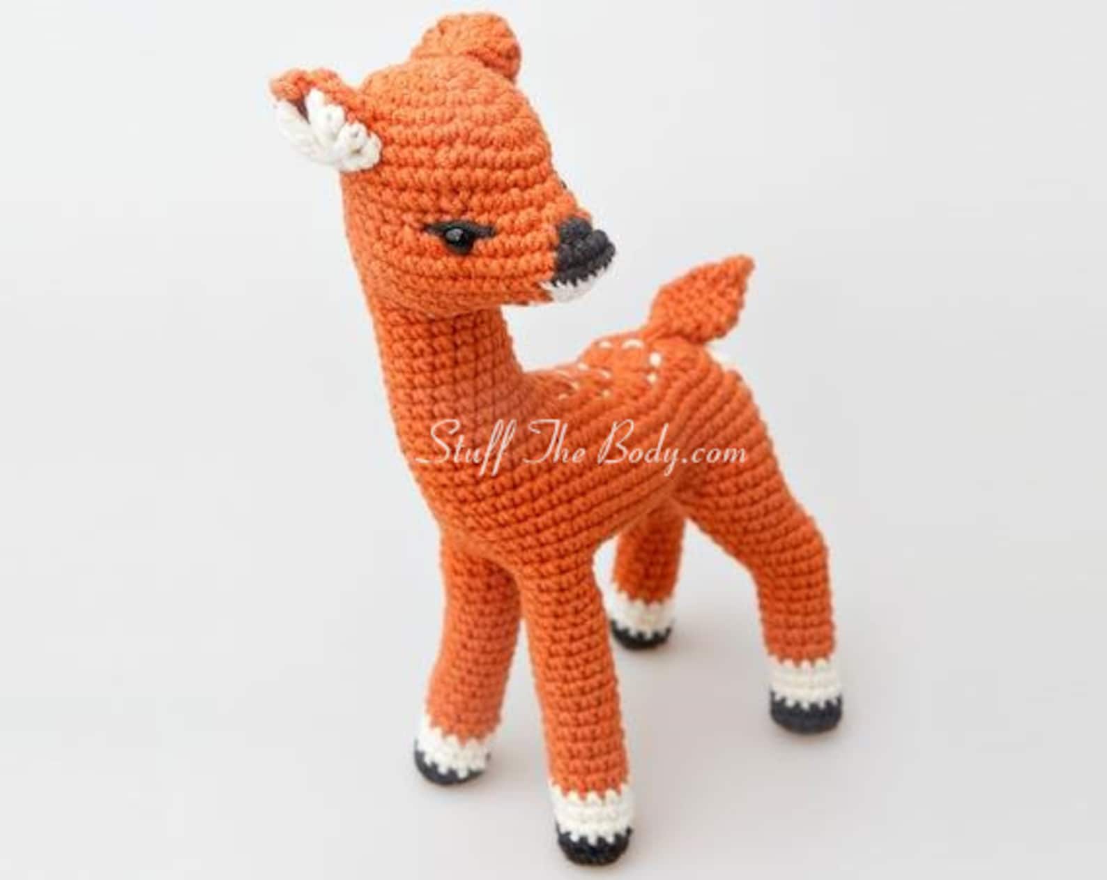 Rudolph the Red-nosed Reindeer Free Pattern Modification Fawn Amigurumi ...