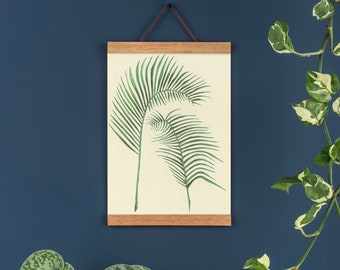 Palms Art Print. Botanical Art Print. Tropical Art Print. Leaves Art Print. A4 A