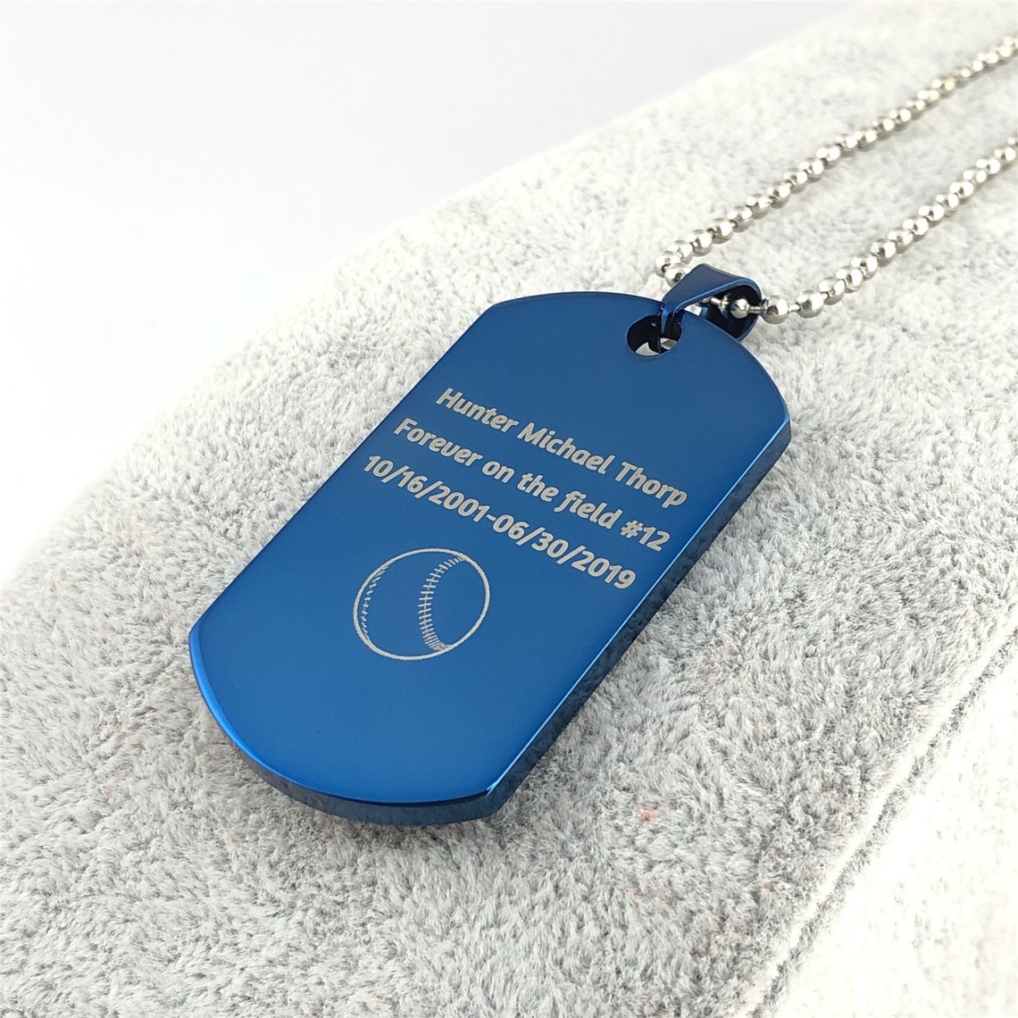 Personalized Military Dog Tags Custom US Military ID Tag Etsy