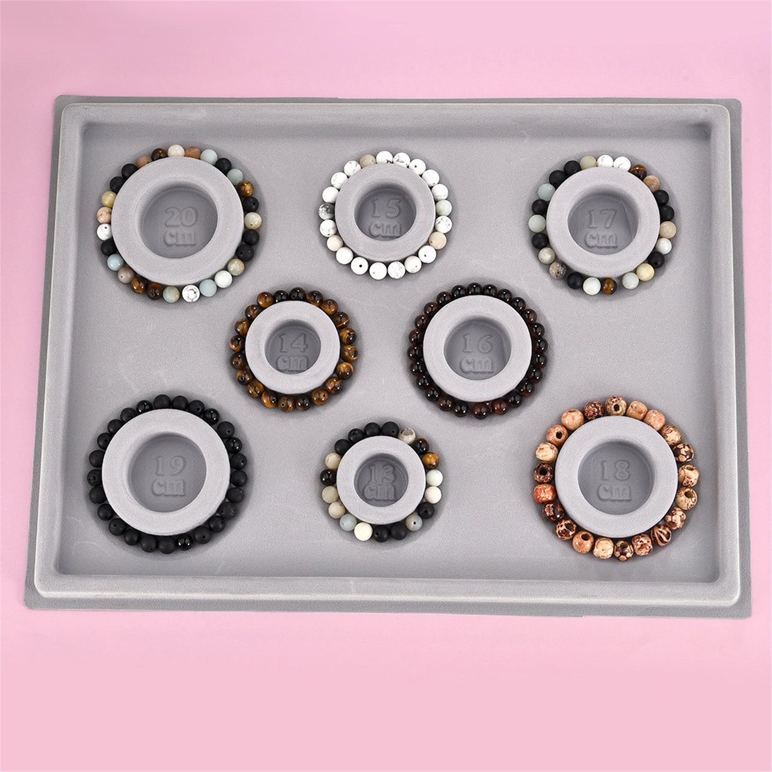 Flocked Bead Board Beaded Jewelry Making Measuring Tool DIY Etsy