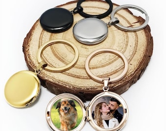 Personalized Locket Necklace with Pictures,Custom Image Openable Pendant Fashion Jewelry Gifts