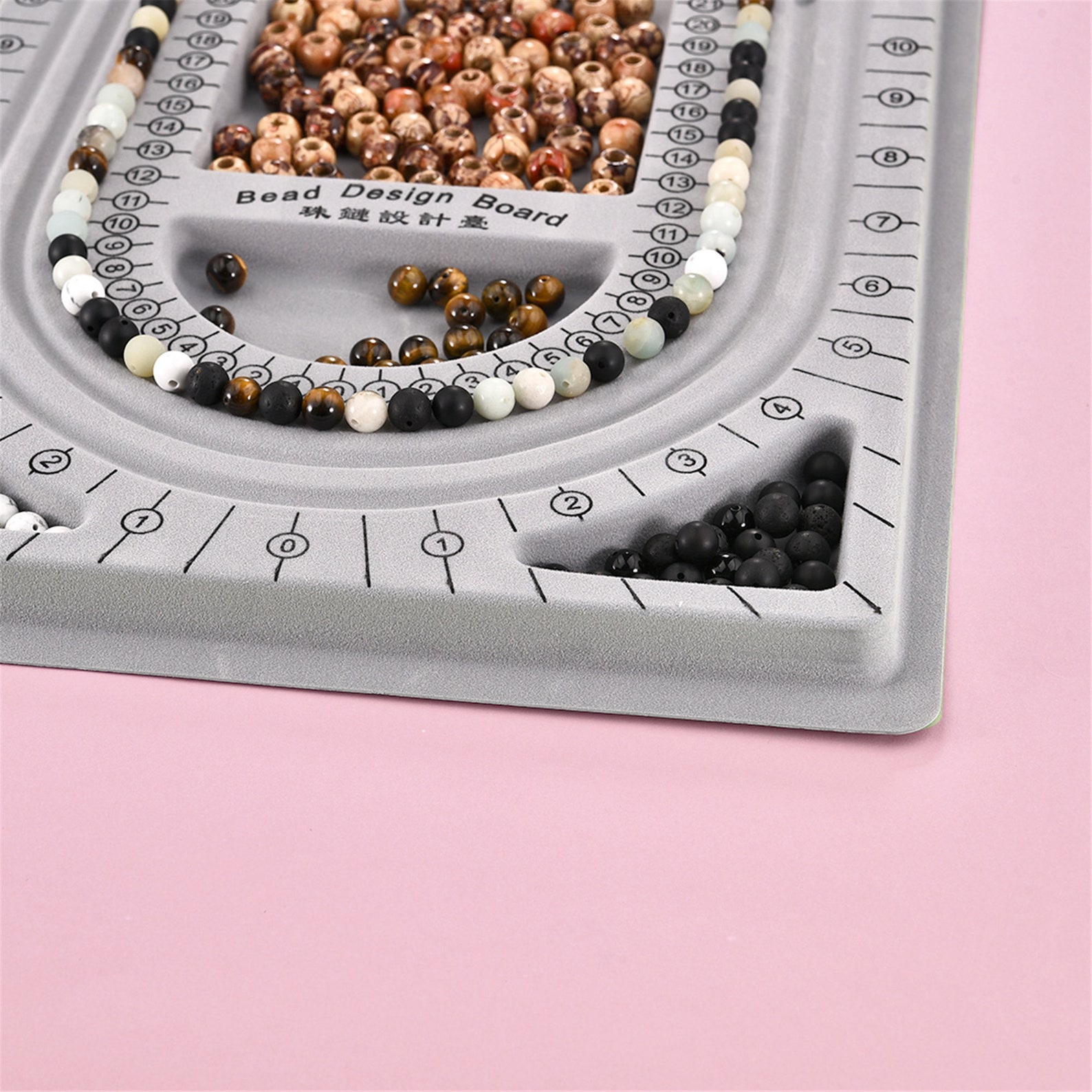 Flocked Bead Board Beaded Jewelry Making Measuring Tool DIY Etsy