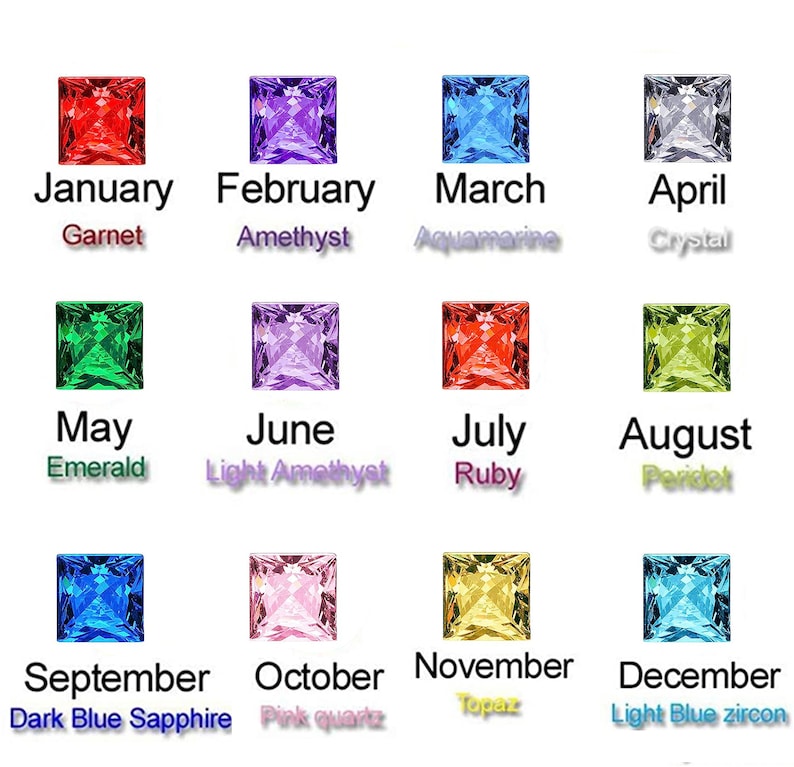 Personalized Text Urn Necklace for Ashes Birthstone Cube Cremation Jewelry Human Pet Memorial Necklace Keepsake imagen 9