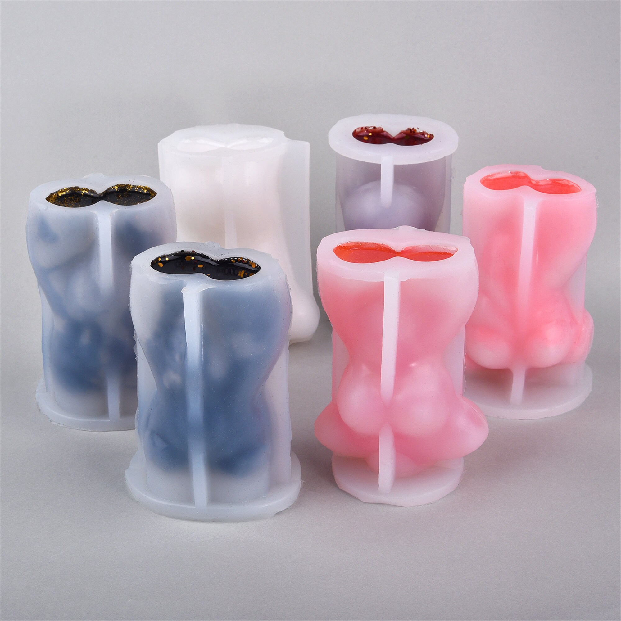 DIY 3D Body Shape Mold Resin Moulds Silicone Wax Mould Male Etsy