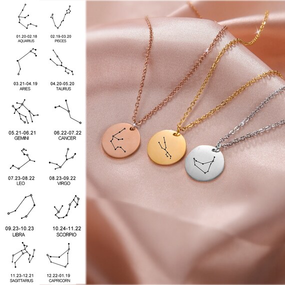 Necklace Taurus Gemini Scorpio Aries 