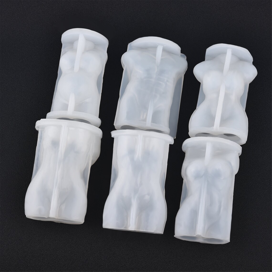 DIY 3D Body Shape Mold Resin Moulds Silicone Wax Mould Male Etsy