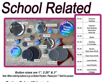 1 inch designs on buttons