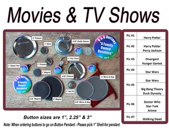 1 inch designs on buttons