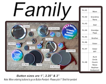 1 inch designs on buttons
