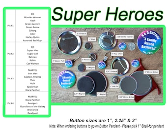 1 inch designs on buttons