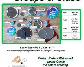 1 inch designs on buttons