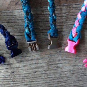 Handmade Braided Paracord Necklaces. Made with 550 Paracord. Perfect for sports teams of all ages image 5